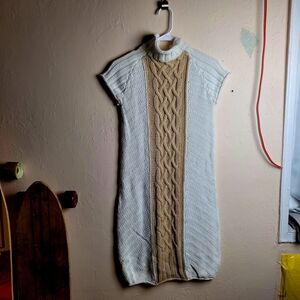 Somedays Lovin Knit Sweater in Cream and Tan